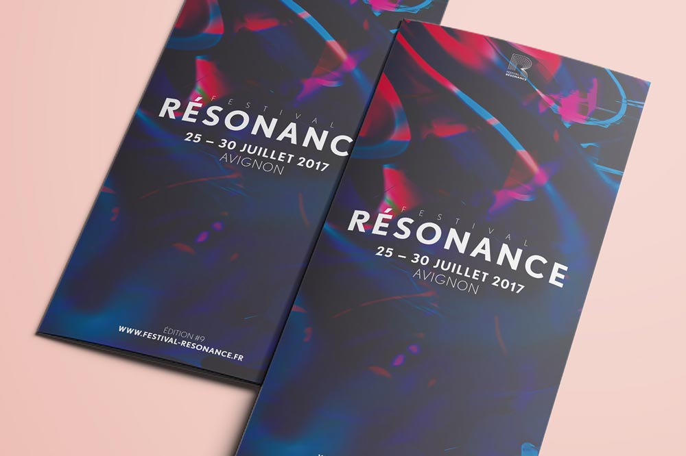 dépliant du festival resonance